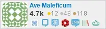 profile for Ave Maleficum on Stack Exchange, a network of free, community-driven Q&A sites