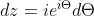 dz=ie^{i\Theta }d\Theta