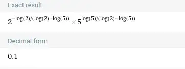 Symbolic Exact Result and Decimal Representation