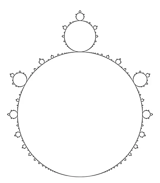 fractal circles similar to the Mandelbrot set