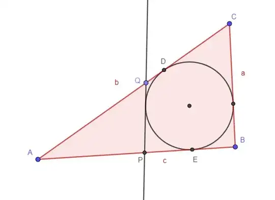 Show that $(sp-bc)(sq-bc)=bc(s-b)(s-c)