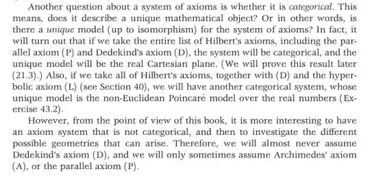 Citation from Hartshorne, Geometry Euclid and Beyond