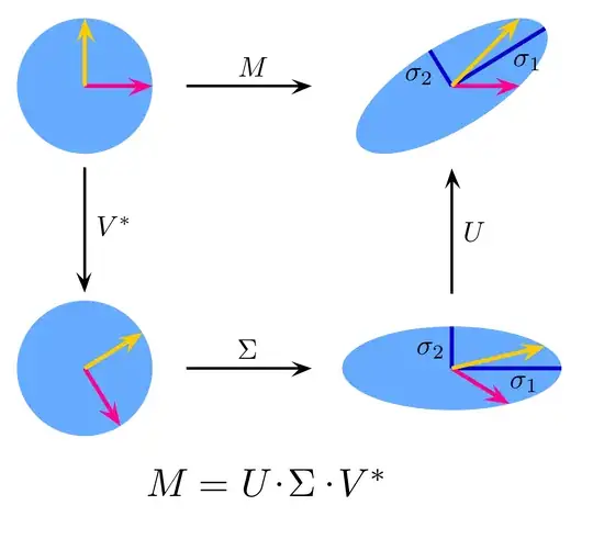 Representation of SVD