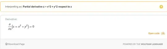Screenshot of Wolfram Alpha
