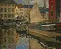 On the Canal, Bruges (1908), private collection