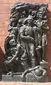 The Warsaw Ghetto Uprising (1976), bronze, Yad Vashem, Jerusalem, Israel
