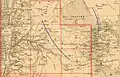 Map Detail of a German Map of 1908