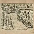 The triumphal entry of the Prince of Orange in Brussels.