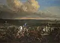 Bataille de Formigny, oil on canvas by Rémy-Eugène Julien