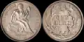 1873-CC Without Arrows Dime PCGS-MS-65 Rarest CC Coin – Only one specimen is known to exist
