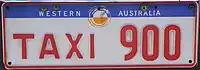 Red Taxicab replaced in 2019 Black on white