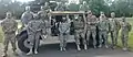 1-337th BSB preparing to conduct Observer/ Controller duties at Camp Ripley during the Combat Support Training Exercise (CSTX) 17-86-03