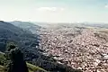 The region of the volcanic caldera inactive 90 million years ago
