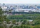 View towards the northwest