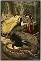 Illustration from "The Russian Story Book" by Richard Wilson, illustrated by Frank C. Papé, 1916