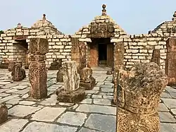 Mandapa of Surang Tila in front of shrine