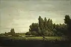 A Meadow Bordered by Trees, c. 1845; oil on panel, Metropolitan Museum of Art