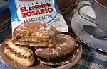 A typical alfajor from Córdoba, Argentina