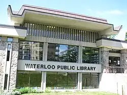 Facade of main branch at Albert Street.