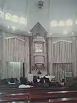 The retablo in 1994, before the present form
