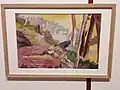 Baud, Marcelle. The Auvergne Countryside 3. Watercolour. Traits d'Egypte: Marcelle Baud (1890-1987), Musée Bargoin.