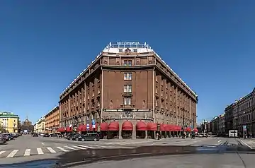 Image 13Hotel Astoria (Saint Petersburg)Photograph: FlorsteinHotel Astoria is a five-star hotel located on Saint Isaac's Square in Saint Petersburg. Commissioned in 1910 by the Palace Hotel Company to host visitors to the Romanov tercentenary, the hotel was designed by Fyodor Lidval and first opened in 1912. After the October Revolution, it continued to be used as a state-operated hotel, though during World War&nbsp;II it was also a field hospital. The hotel, now owned by Rocco Forte Hotels, has been renovated several times, most recently in 2012.More selected pictures
