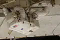 Another view of Marshburn during his first space walk.