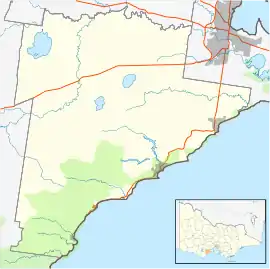 Bells Beach is located in Surf Coast Shire
