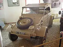 Type 82 on display at the Porsche museum Gmünd&nbsp;[de]