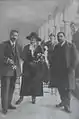 Avetis Aharonyan with his second wife Nvard at the Saint Lazarus Island in Venice in 1920