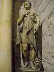 Saint Genis with theatrical mask