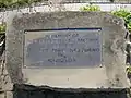 Plaque on Cross Gates Road