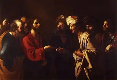 Caesar's Tribute, c. 1610-20, Uffizi