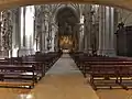 Interior of the basilica.