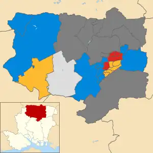 2010 results map