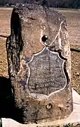 Battle plaque in Billian Legion Park