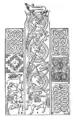 Crawford's sketch of ornamentations