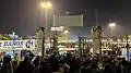 Behind the gates of the Luján Basilica after the Luján Pilgrimage