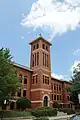 The bell tower at the former Richmond campus.