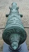 Bird head of a 12-pounder Le Tonnerre. Caliber: 121 mm.