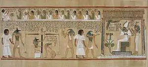 Image 17The Book of the Dead of Hunefer, c. 1275 BCE, ink and pigments on papyrus, in the British Museum (London) (from History of books)