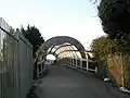 The halt was located by this bridge