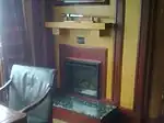 Britannia Boating Club war memorial fireplace in Commodore's Boardroom
