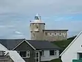 Lighthouse at Bull Point, a mile north of Mortehoe, North Devon