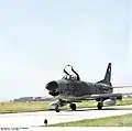 An F-86K Sabre of JG 74.
