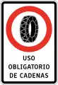 RO-8Snow chains mandatory