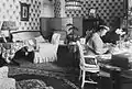 Wife of the Governor-General Johan Paul van Limburg Stirum was writing a letter at the Cipanas Palace, 1921