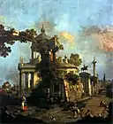 Capriccio with a Domed Church and the Colleoni Monument