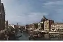 Venice the Grand Canal with San Simeone Piccolo