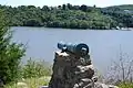 Cannon on site of original Ft. Constitution